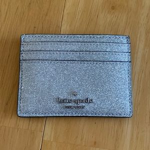 Kate Spade glittery credit card holder